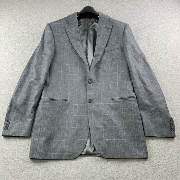 Burberry Other - Burberry London Blazer Coat Mens 40 Long T Model Bond Street Silk Wool Blend